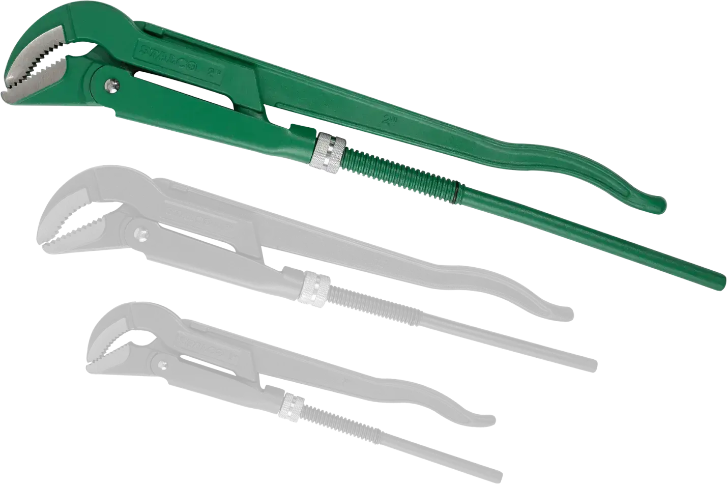 Pipe wrench 45° 1.5” STALCO S-15043