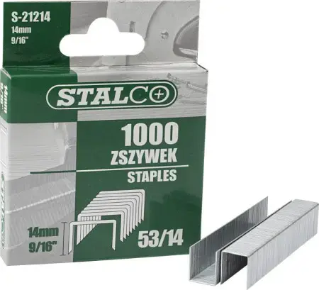 Type 53 Staples (53/A) 12mm, Pack of 1000 pcs. STALCO S-21212