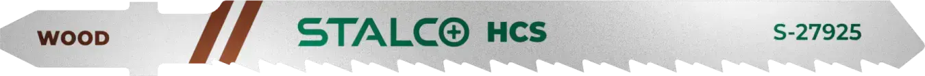 Jigsaw Blades – Wood 2.5 x 75 mm, Reverse Teeth, Bosch Shank, set of 5 pcs. STALCO S-27925