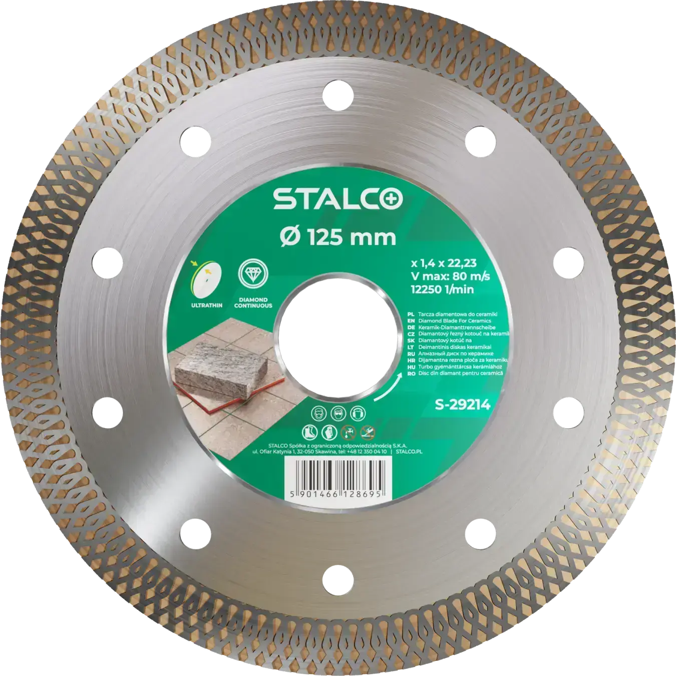 Diamond blade for ceramics STALCO S-29214