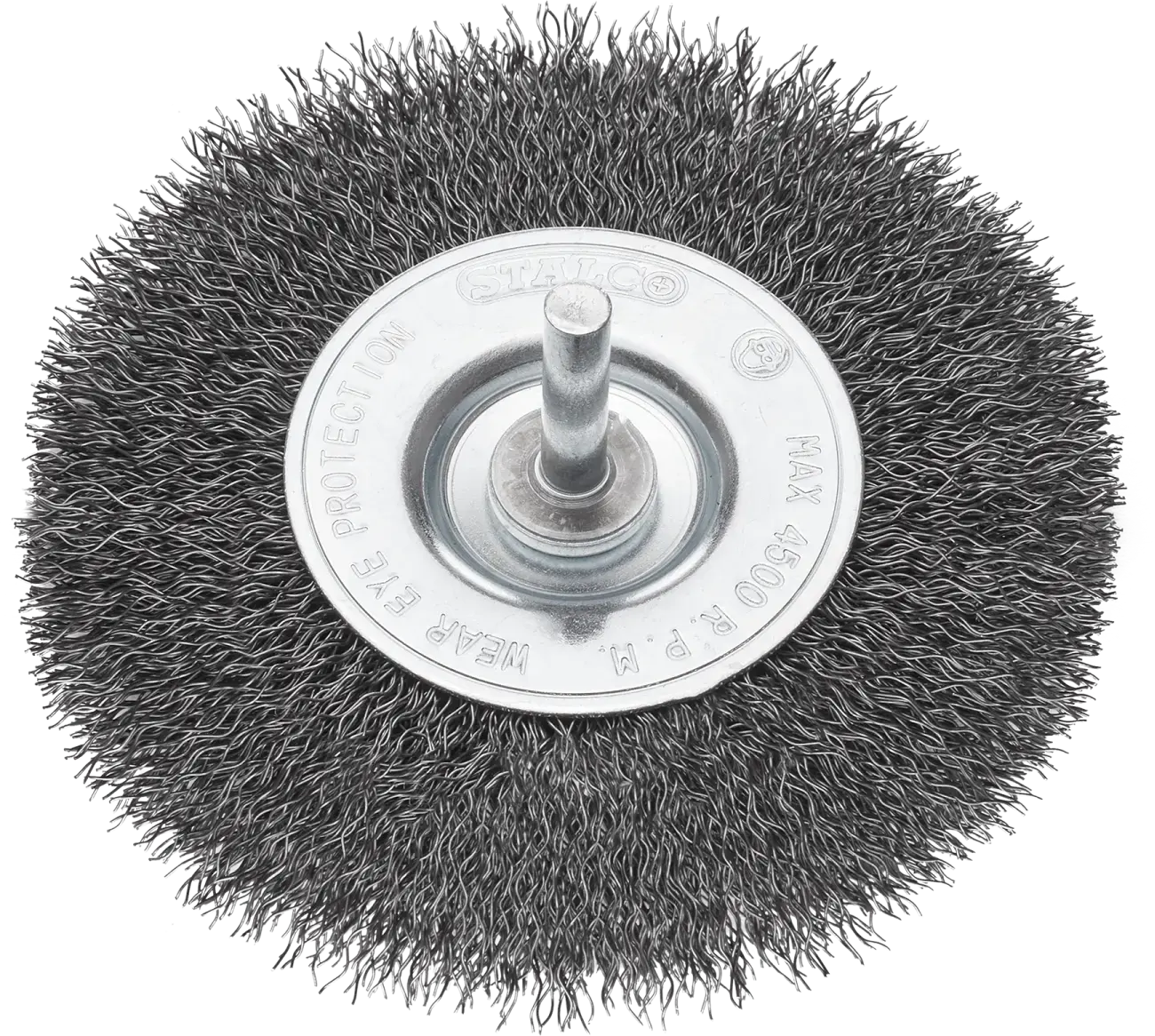 Disc Brush ø100 mm, Shank ø6 mm STALCO S-34440