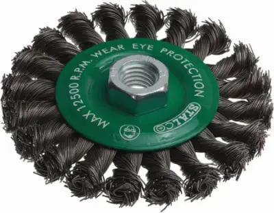 Disc Brush ø100 mm, Thread M14 STALCO S-34840