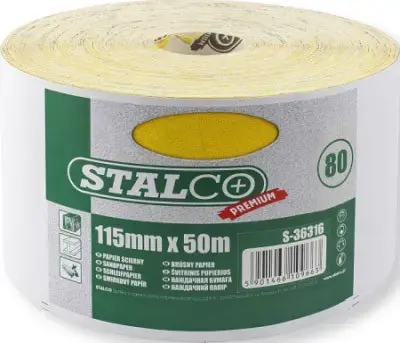 Abrasive Paper Roll 155 mm x 50 m, G120 STALCO S-36318