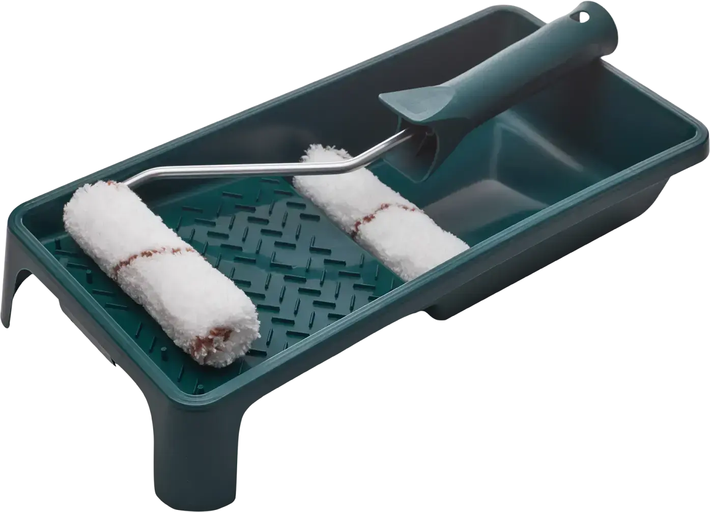 Schilder set - Microfaser WOOD bak 150 x 290 mm, hand 100 / ø6 mm, 2 x Microfaser 100 mm STALCO S-38917