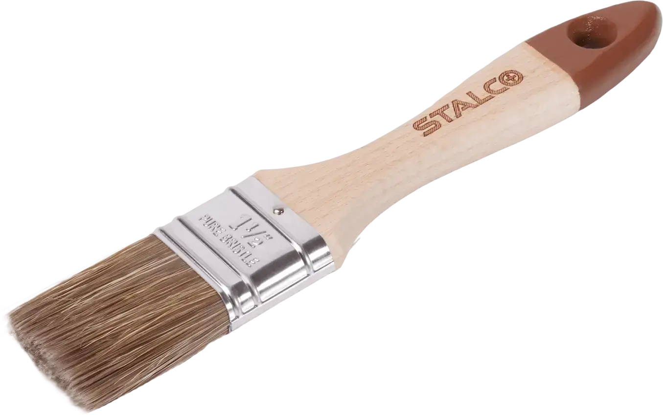 Engelse kwast WOOD 2” / 57 / 15 mm STALCO S-38994