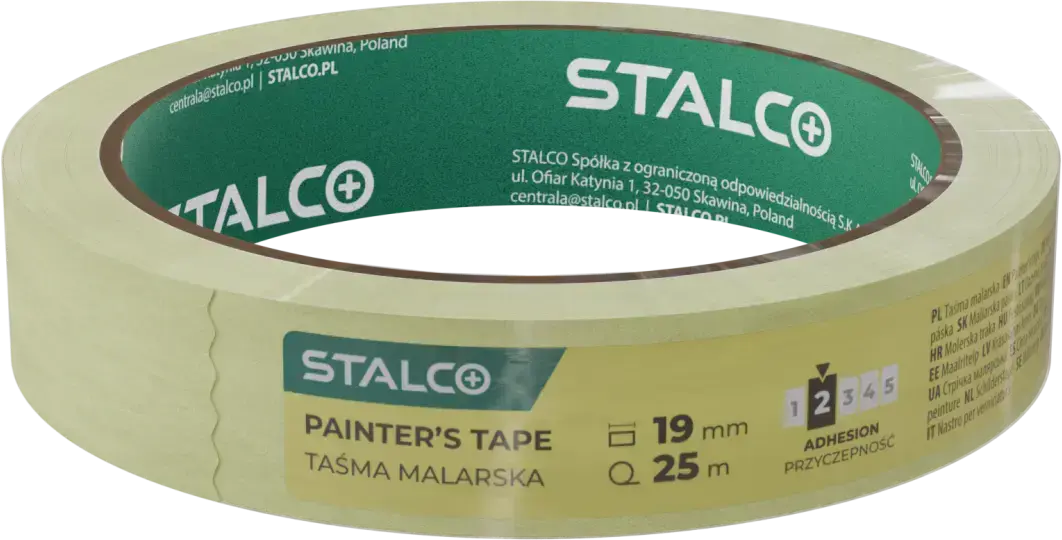 Painter’s tape 19 mm x 25 m STALCO S042138219