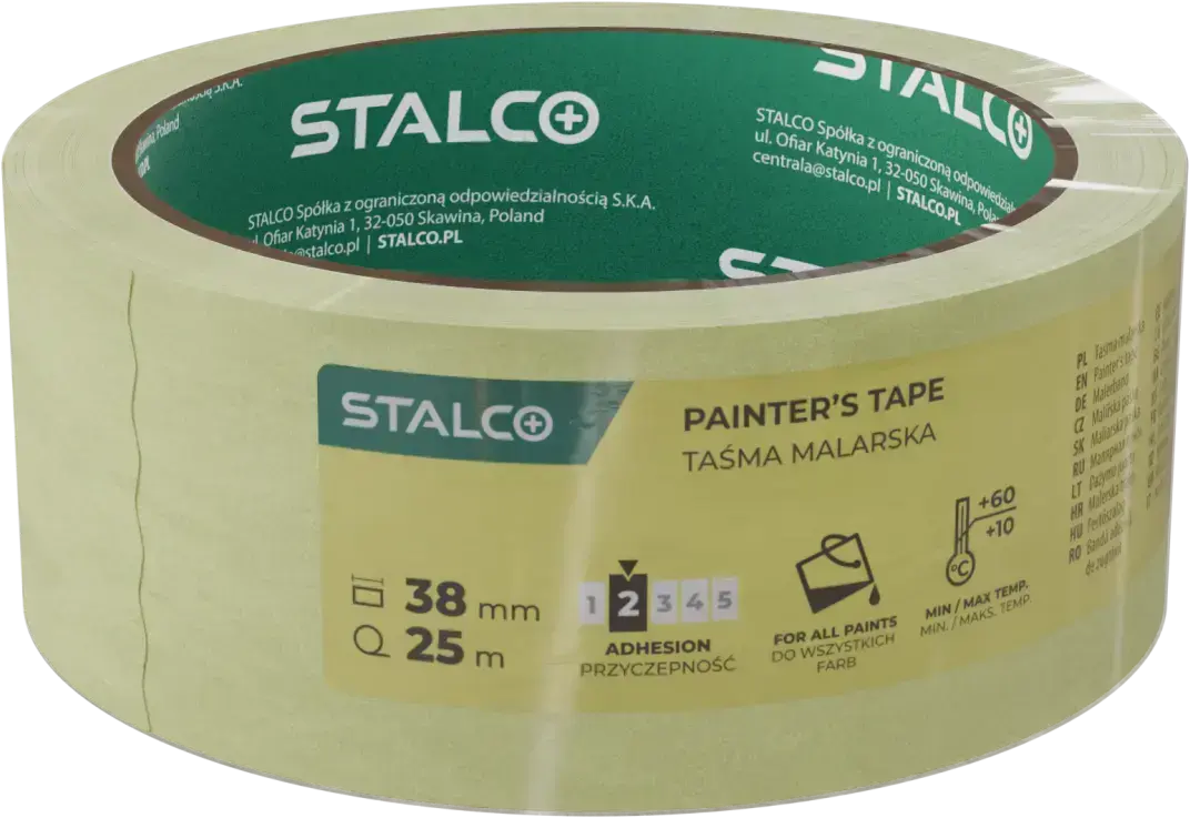 Painter’s tape 38 mm x 25 m STALCO S042138238