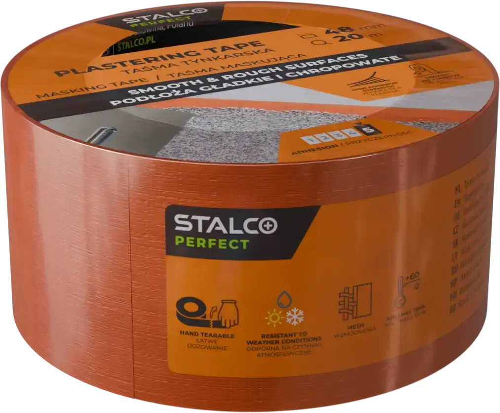 Plastering Masking Tape 48mm x 20m STALCO PERFECT S042138463