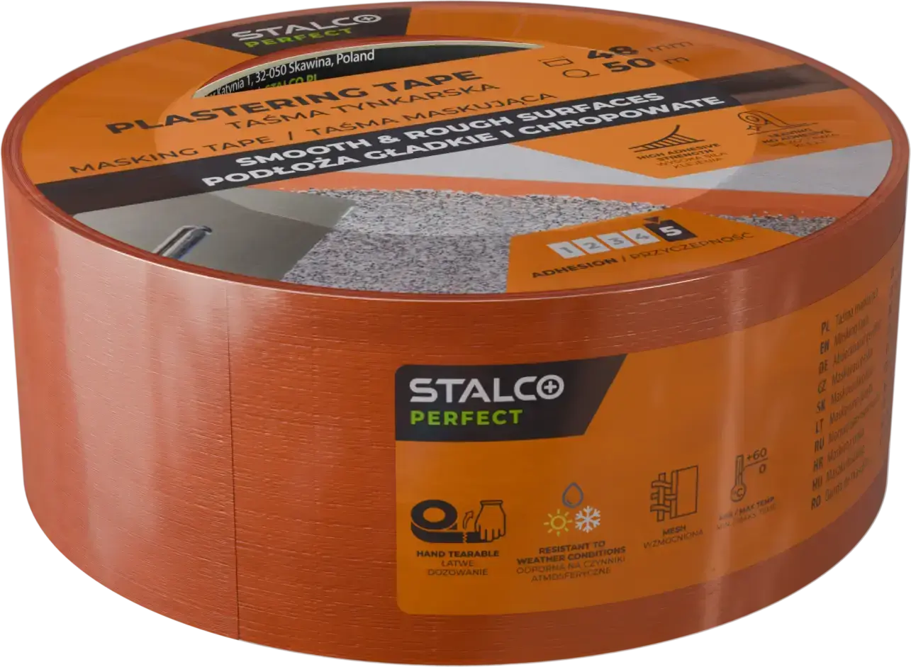 Plastering Masking Tape 48mm x 50m STALCO PERFECT S042138465