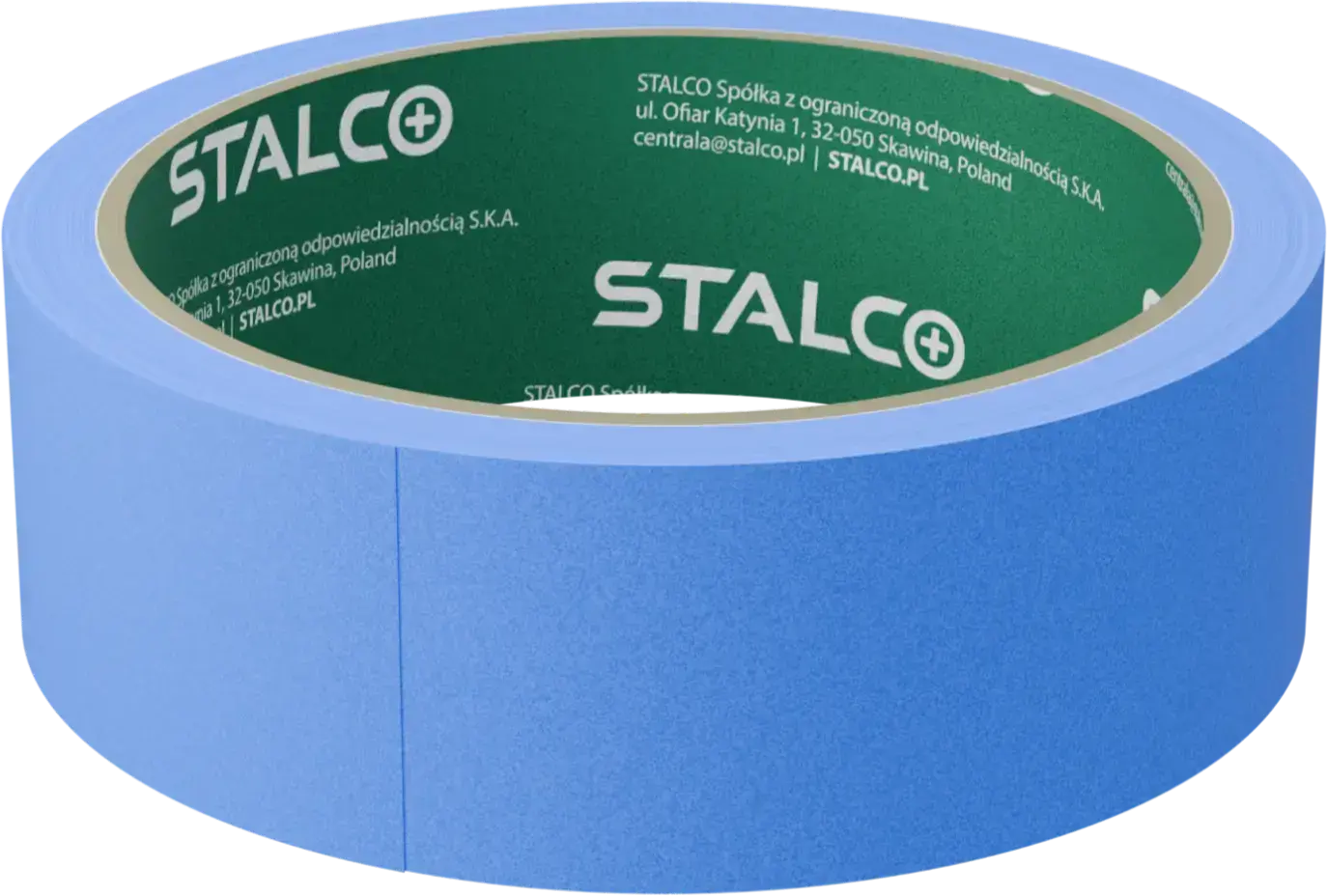 Blauwe schilderstape 30 mm x 25 m, blauw STALCO S042138531