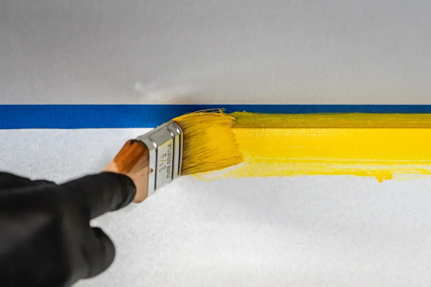 Blauwe schilderstape 30 mm x 25 m, blauw STALCO S042138531