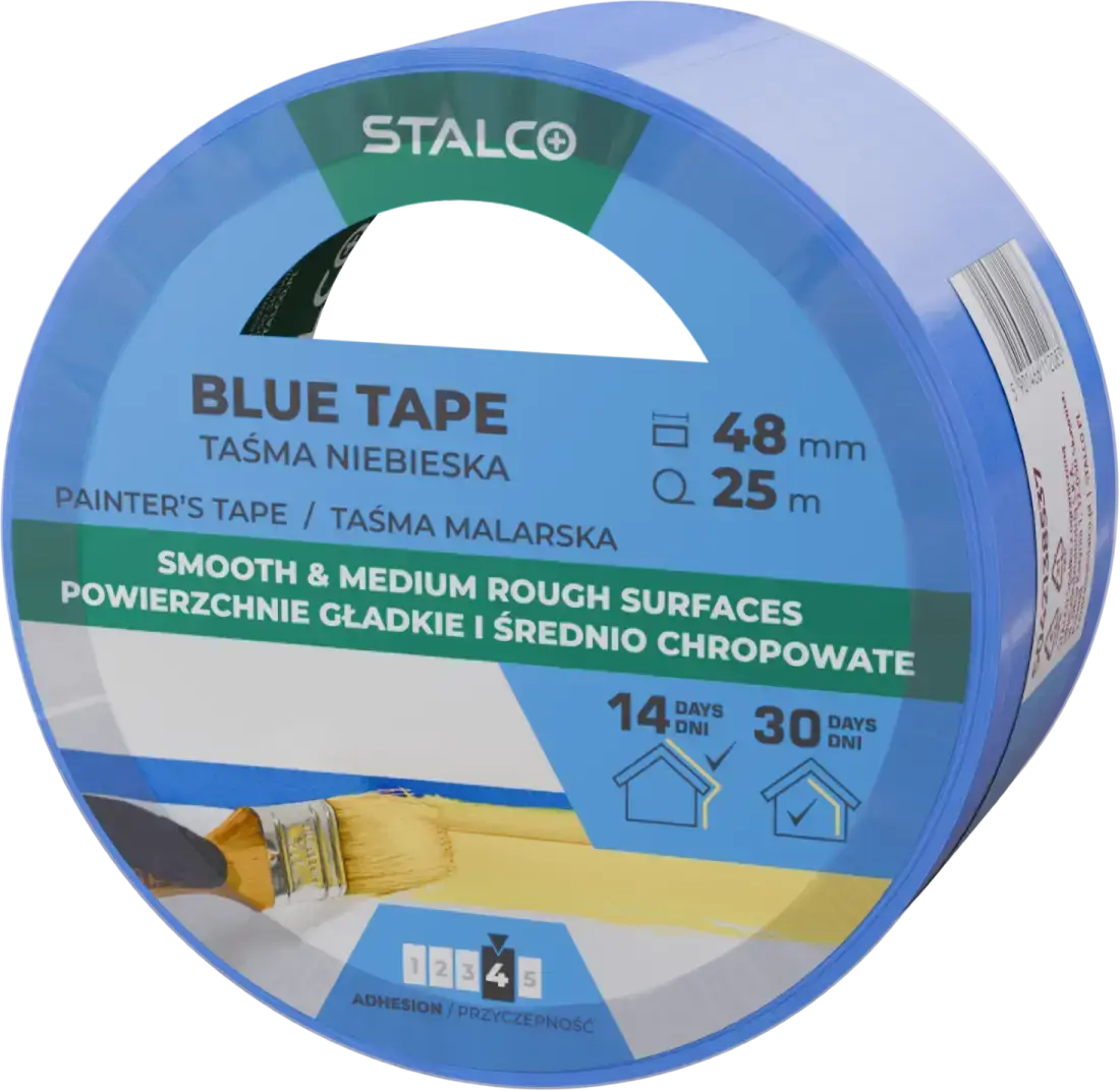 Blue painter’s tape 48 mm x 25 m, blue STALCO S042138537