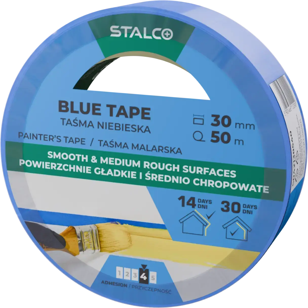 Blue painter’s tape 30 mm x 50 m, blue STALCO S042138540