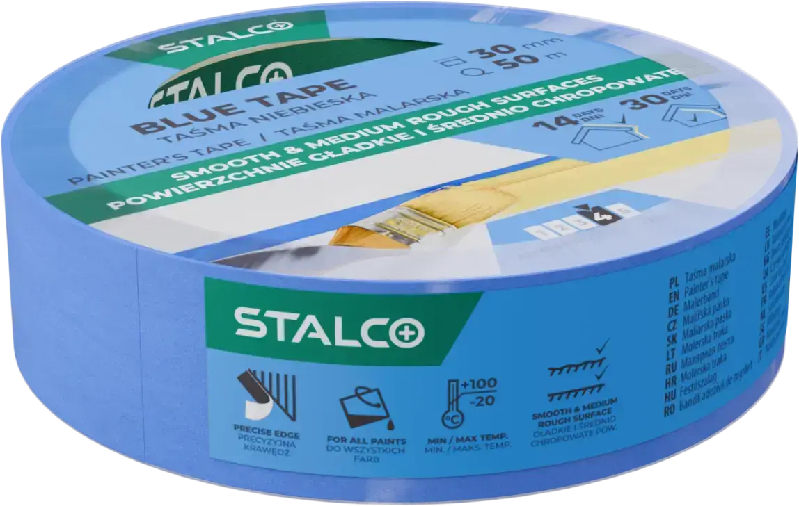 Blue painter’s tape 38 mm x 50 m, blue STALCO S042138543
