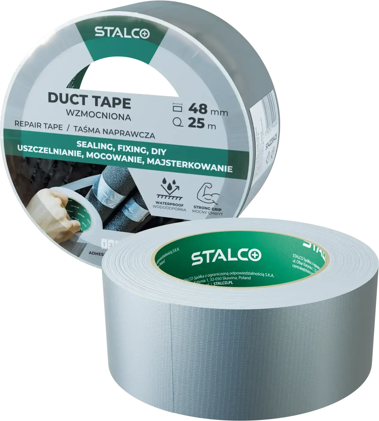 DUCT TAPE repair tape 48 mm x 10 m STALCO S-38410