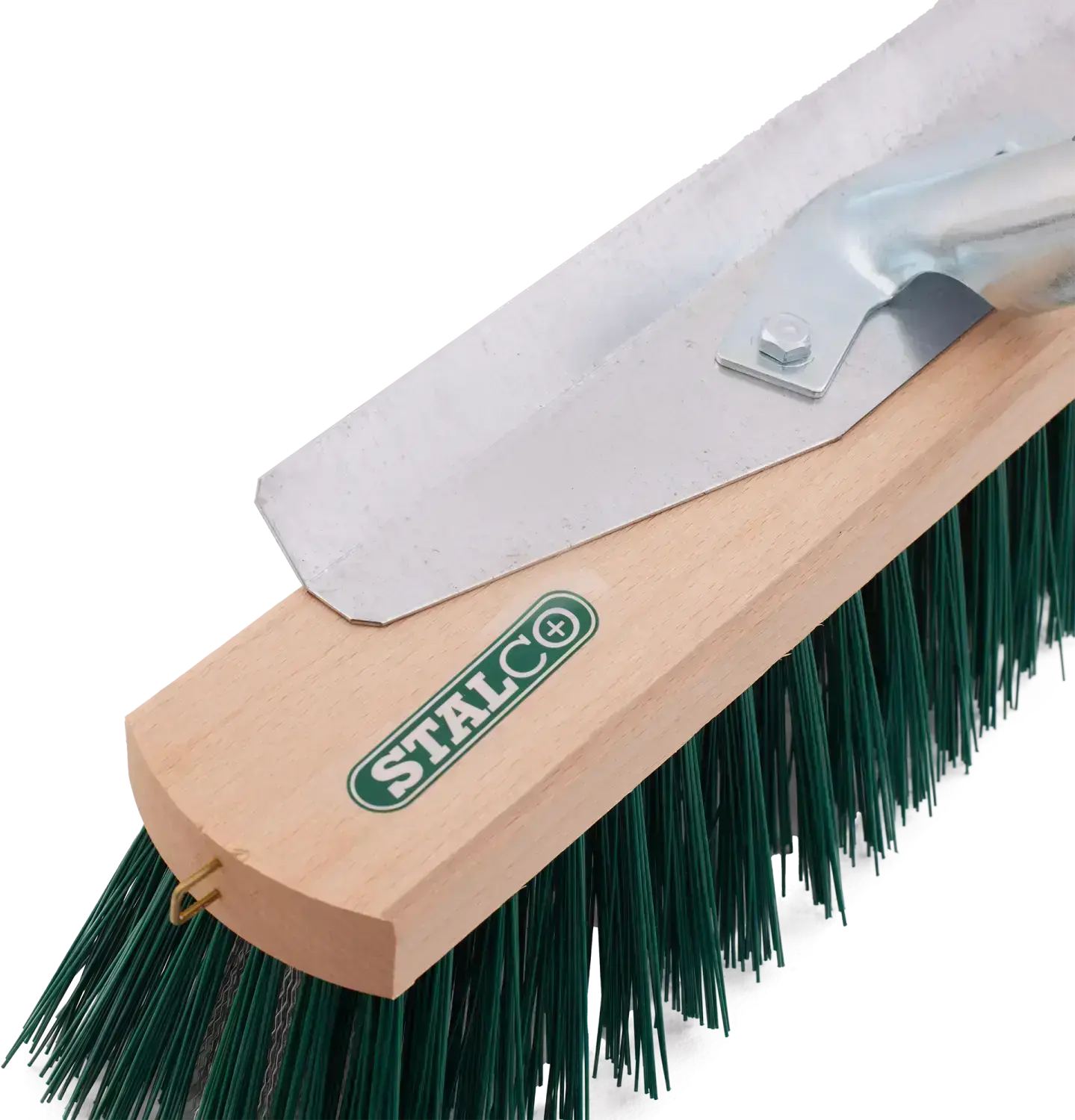 Street broom with scraper 400 mm; PET 0.9 mm × 67 mm STALCO S-47740