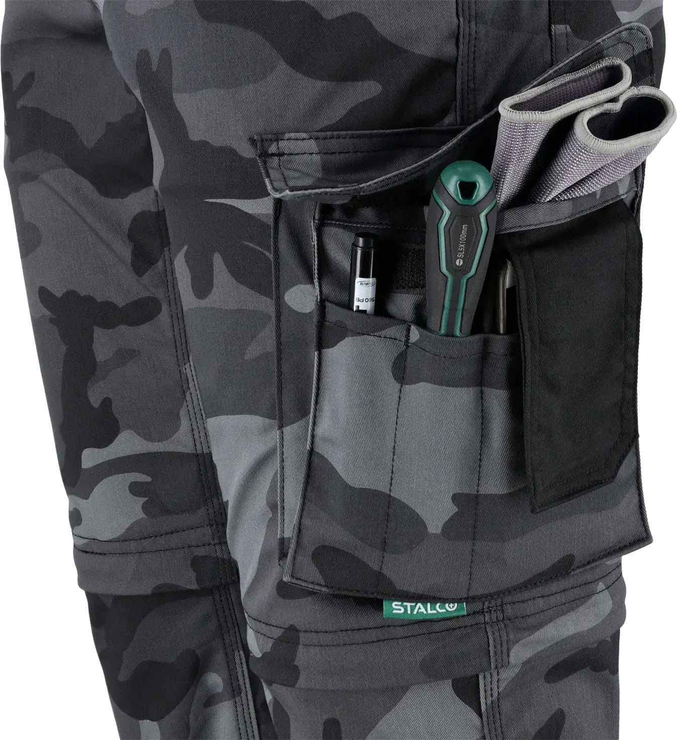 Work trousers MORO 2XL Grey STALCO S-42181