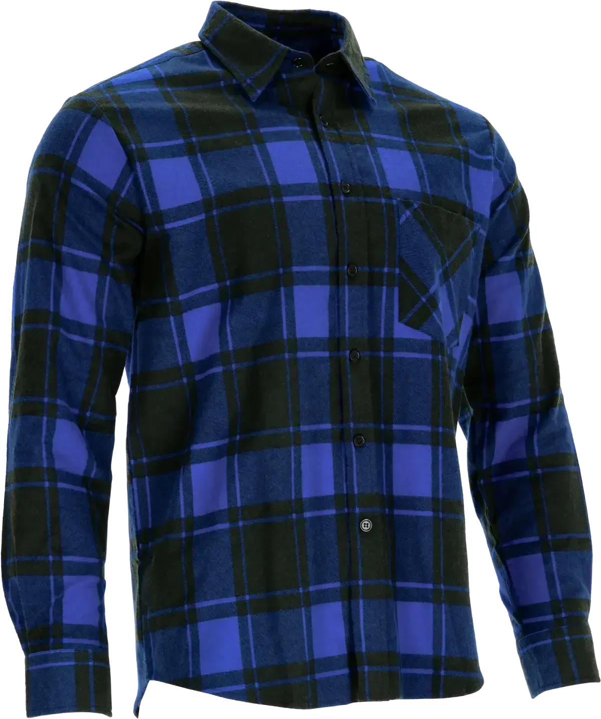 SQUARE L Blue Flannel Shirt STALCO S-42033