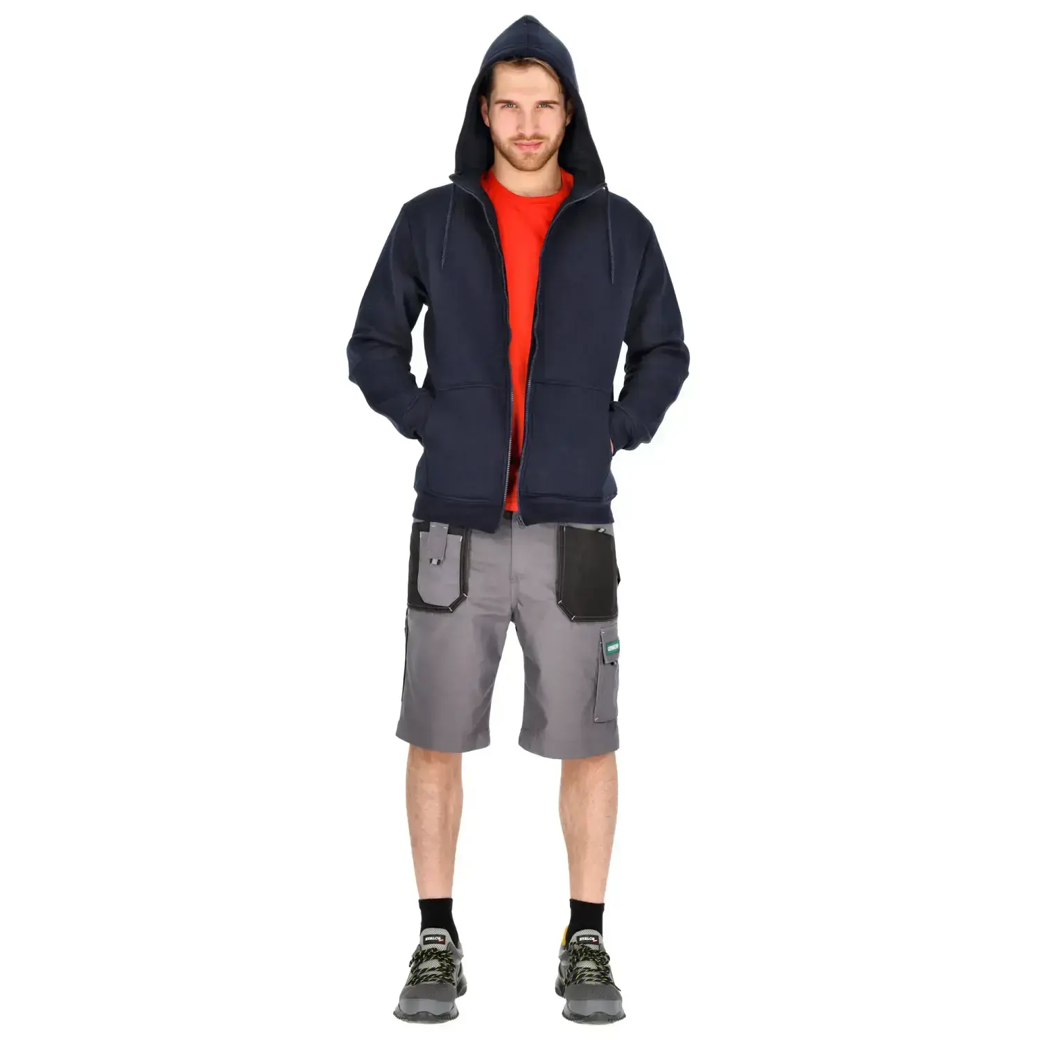 PORA STALCO Men's Sweatshirt XL Navy Blue STALCO S-44467