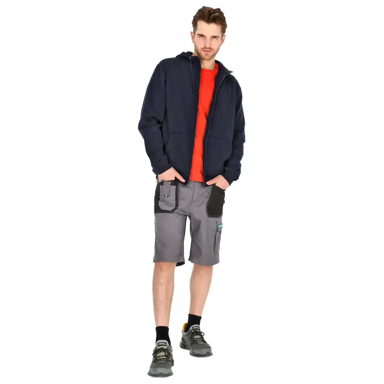 PORA STALCO Men's Sweatshirt XL Navy Blue STALCO S-44467