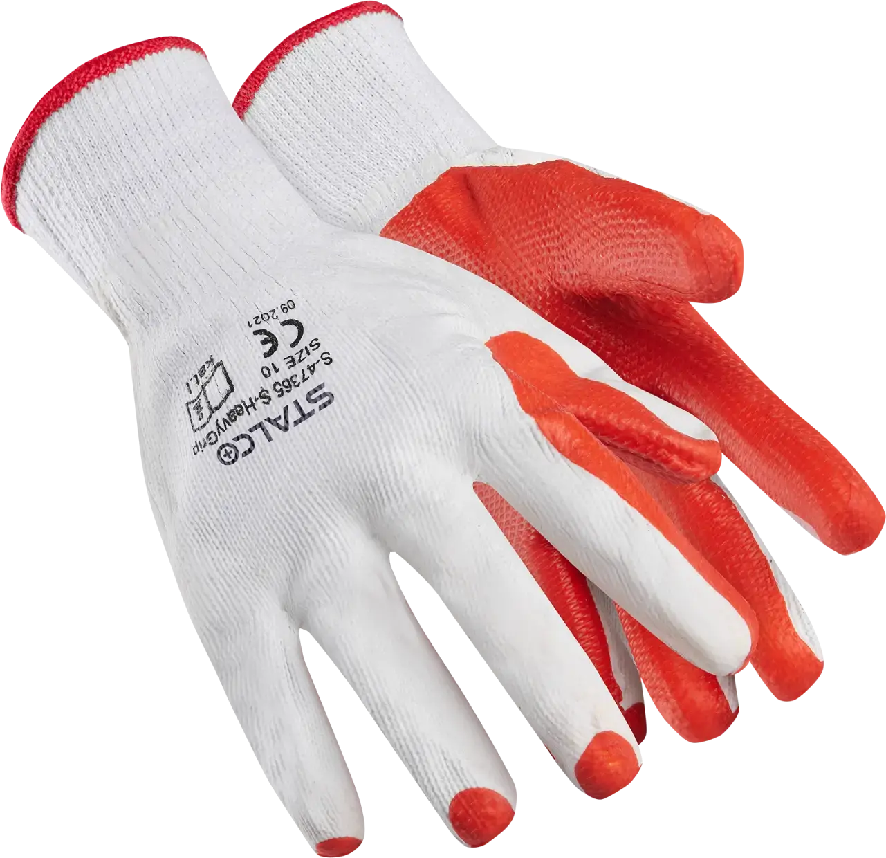 Katoenen handschoenen S-HEAVY GRIP ECO 10 STALCO S-47365