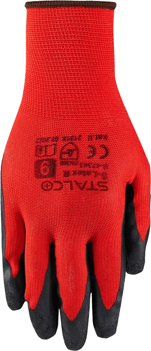 Polyester gloves S-LATEX R 11 STALCO S-47340