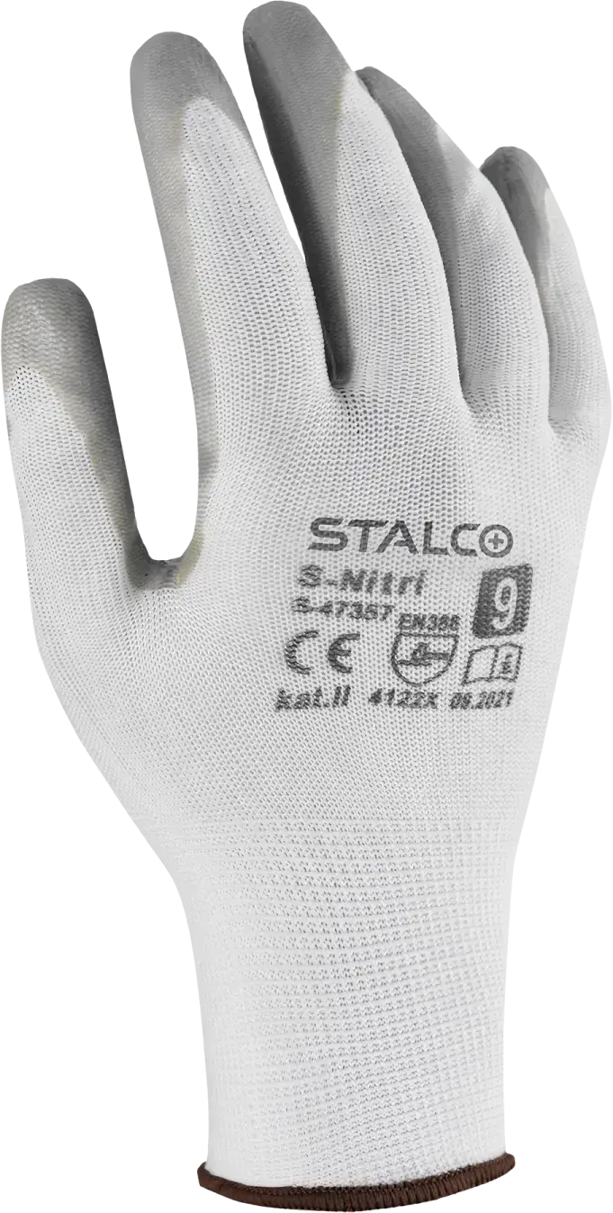 Polyester gloves S-NITRI 9 STALCO S-47357