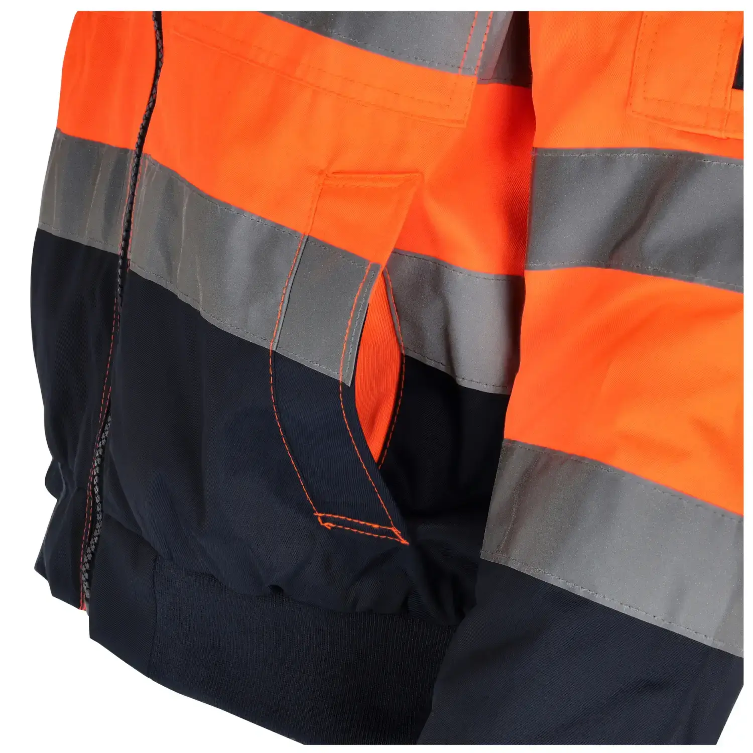 Men's insulated warning jacket PILOT HI-VIS M Orange STALCO S-44085