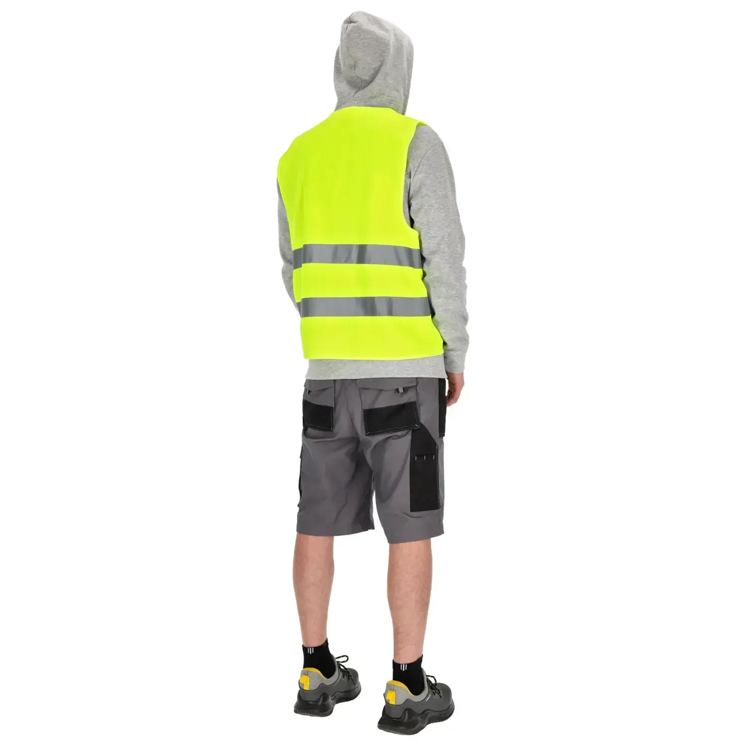 High-visibility vest SHINE 2XL Yellow STALCO S-42084
