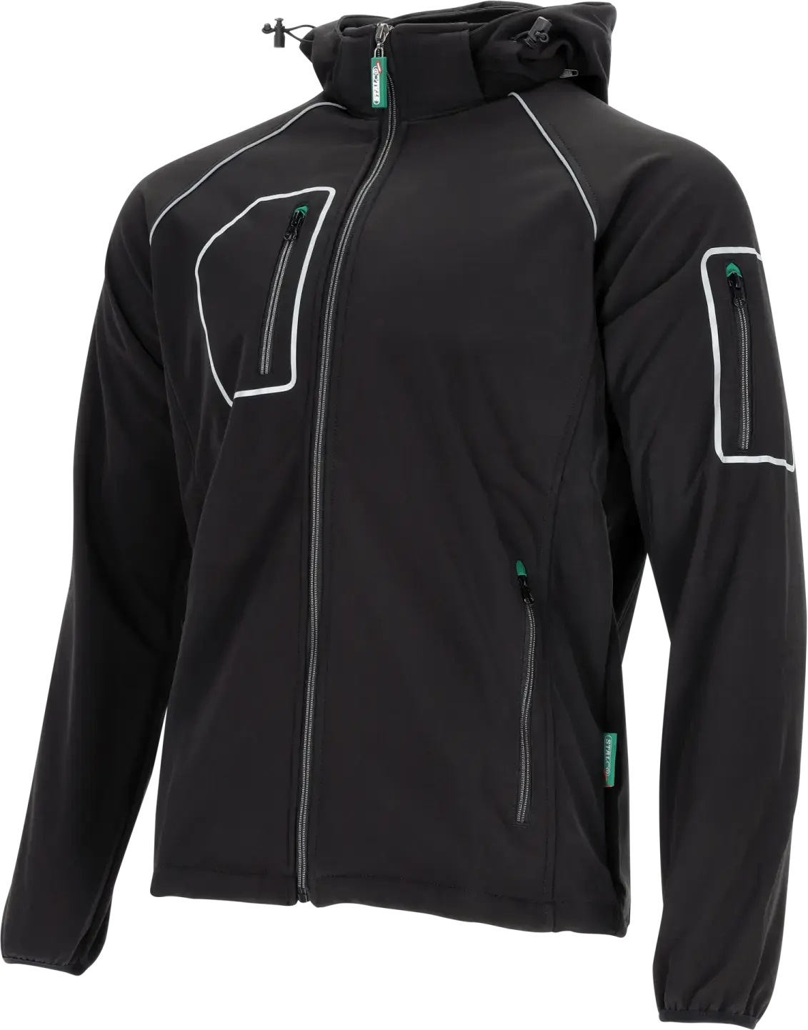 Men's softshell jacket PHOENIX M Black STALCO S-44013