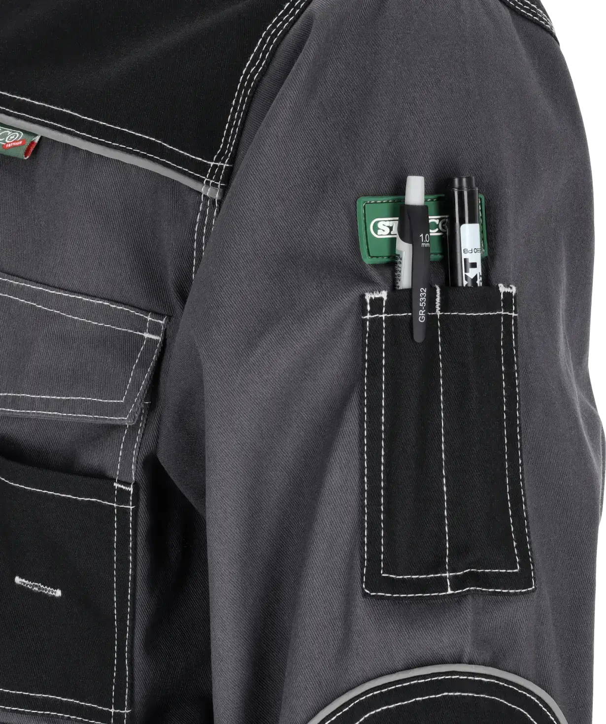 ALLROUND LINE LS Work Sweatshirt Gray STALCO S-44405