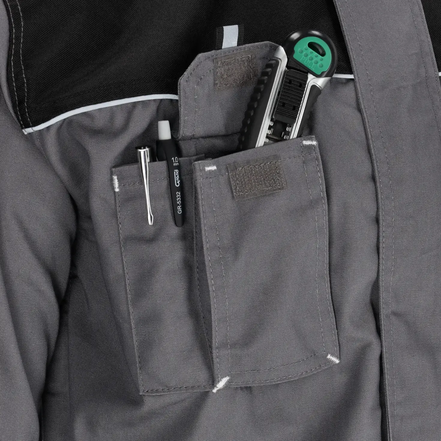 BASIC LINE Work Sweatshirt L Gray STALCO S-47878
