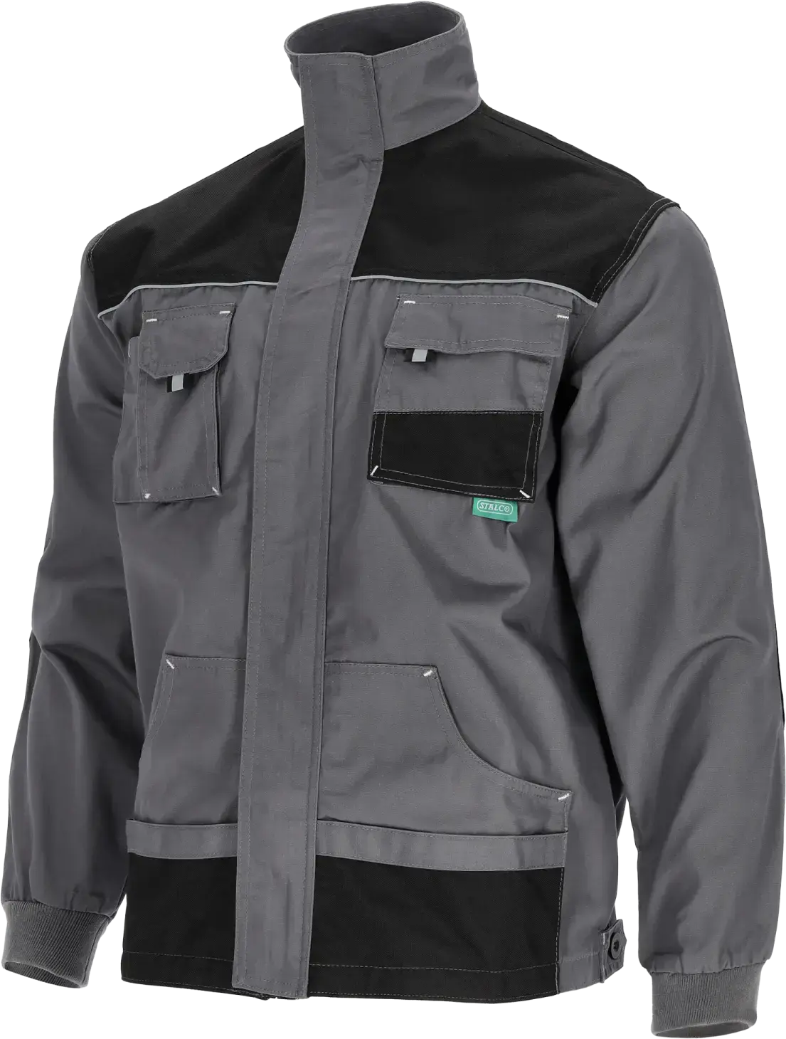 BASIC LINE Werk-sweatshirt 2XL grijs STALCO S-47882