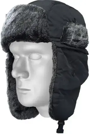 Wintermuts met oorflappen CORK Zwart STALCO S-42049