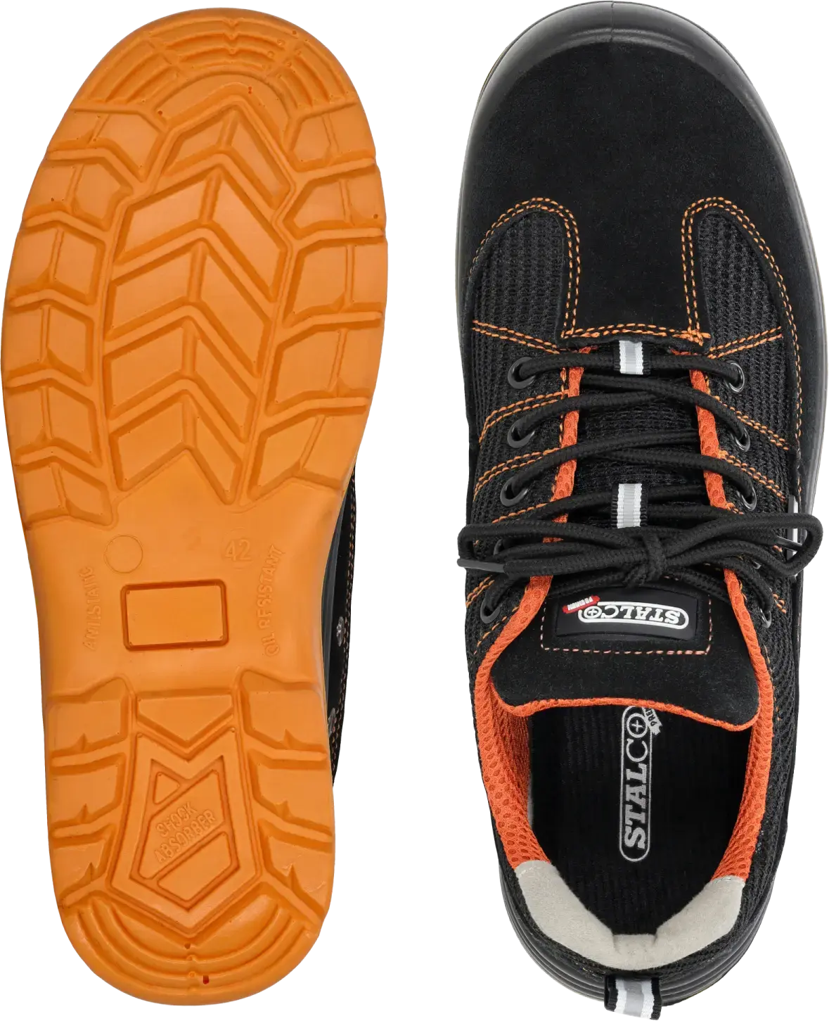 Leather low shoes LIGHT S1 size 40 STALCO S-44318