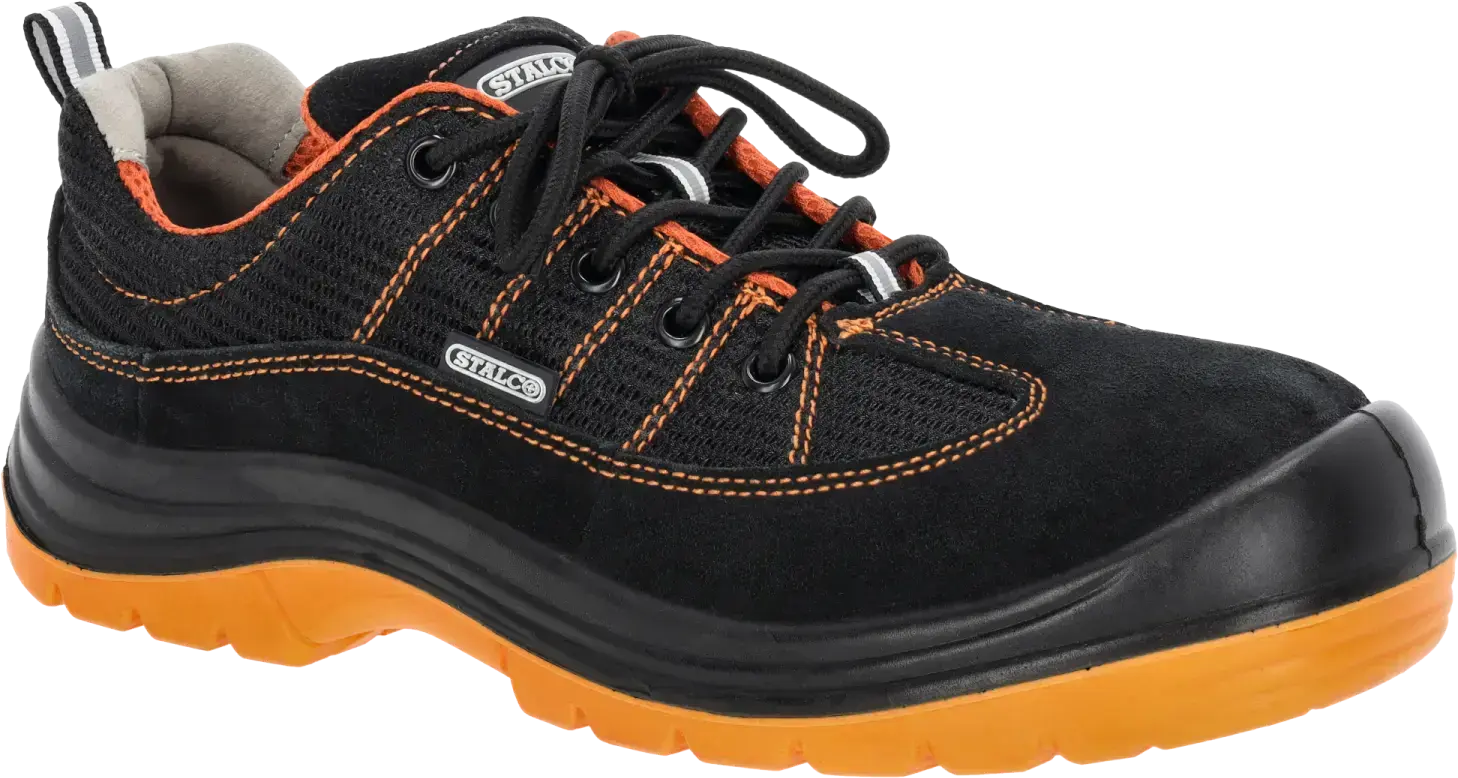 Leather low shoes LIGHT S1 size 43 STALCO S-44324