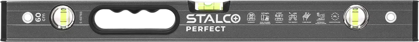 Aluminum level 60 cm STALCO PERFECT S-65783