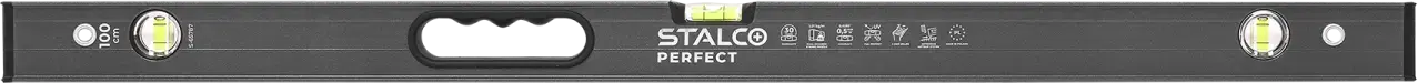 Aluminium waterpas 100 cm STALCO PERFECT S-65787
