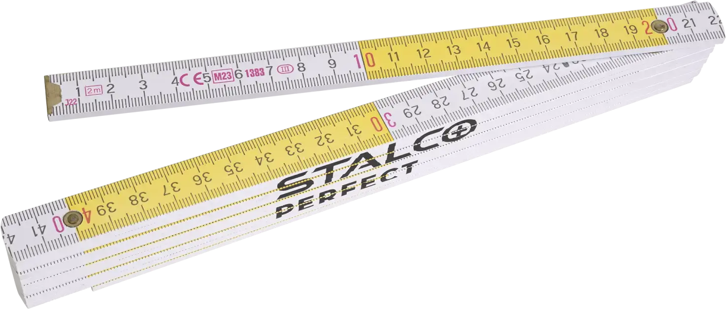 Wooden folding rule 2 m STALCO PERFECT S-65402