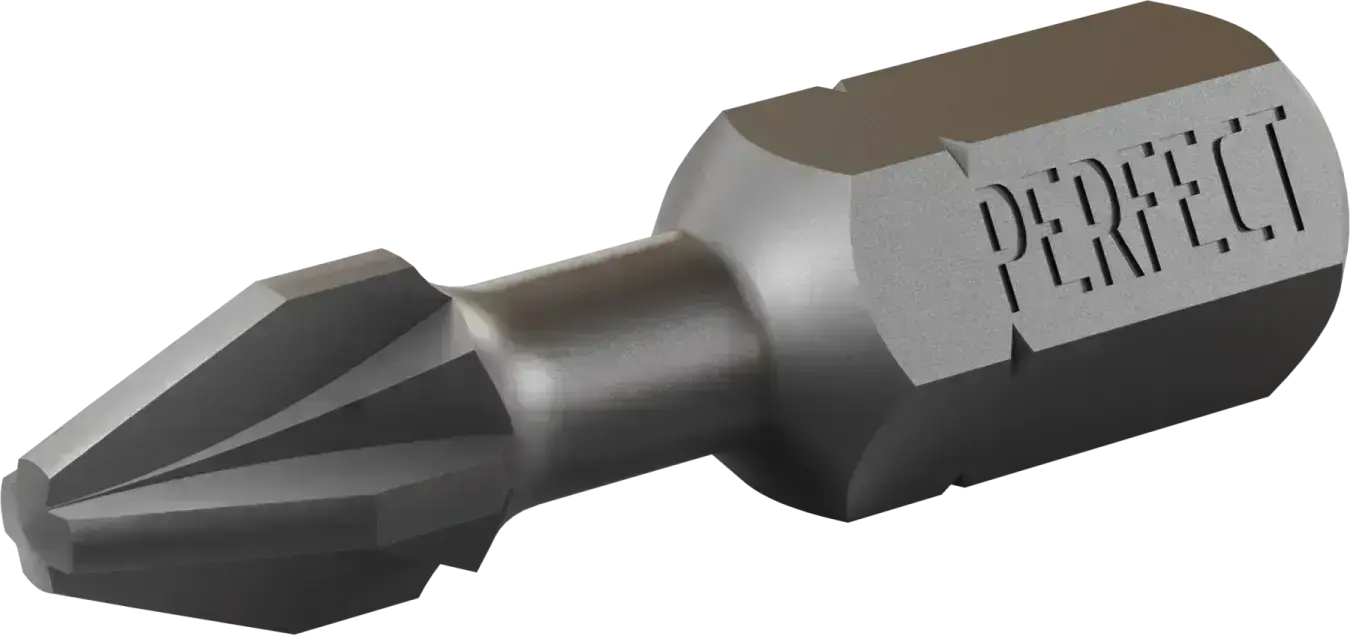 Bit 1/4" Pozidriv Pz2, 25 mm STALCO PERFECT S-66202