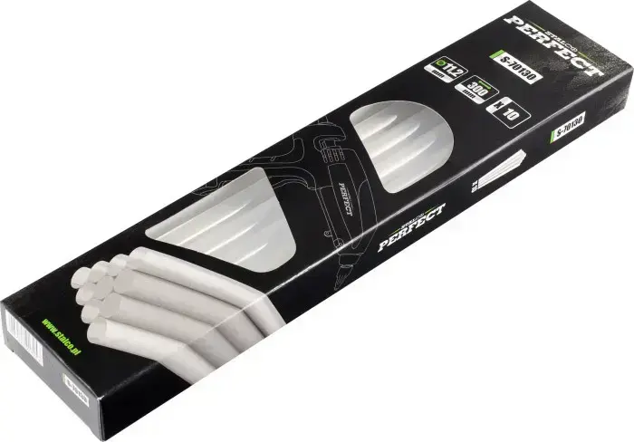 Glue for gun ø 11.2 x 300 mm, pack of 10 pcs STALCO PERFECT S-70130