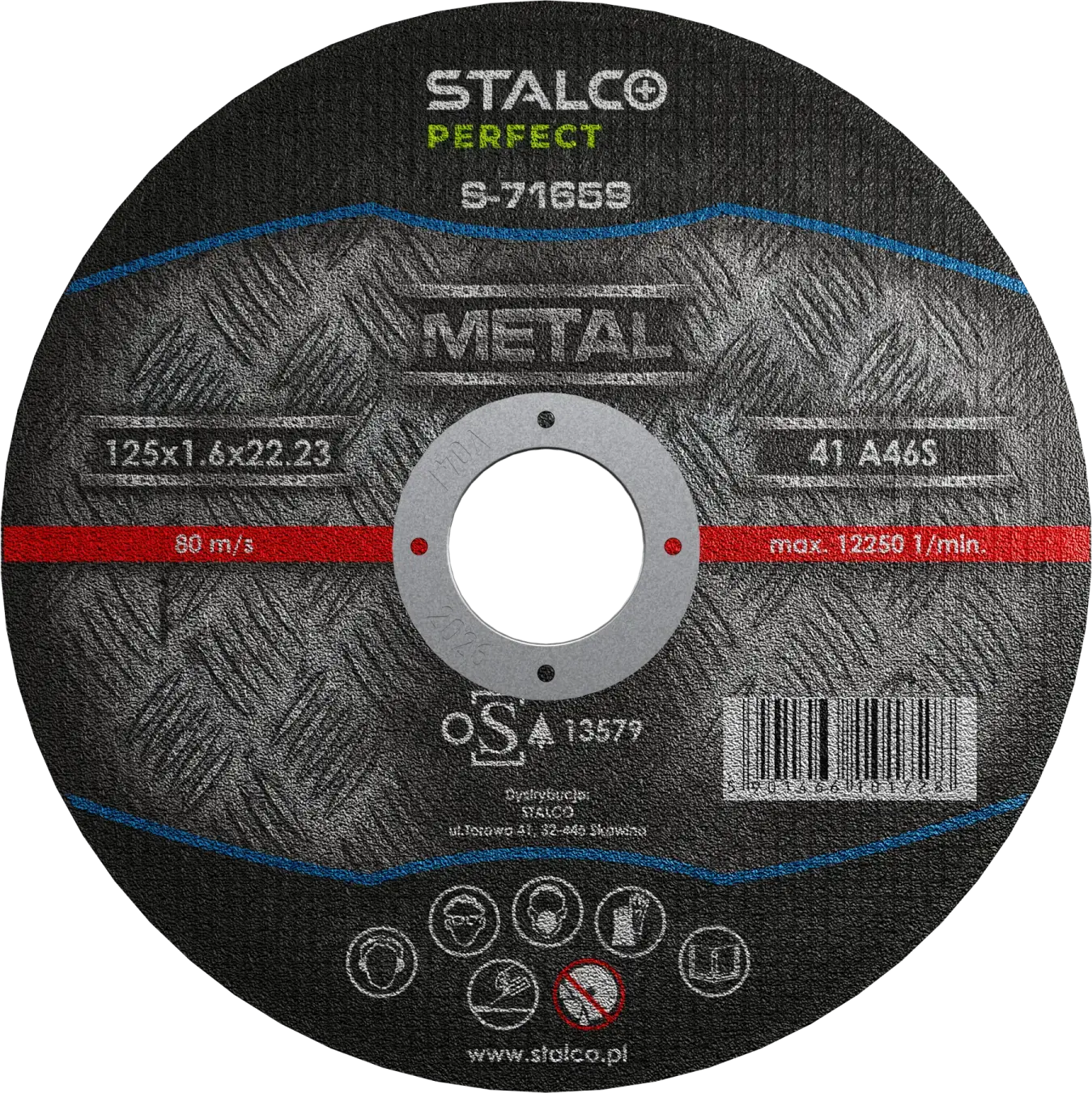 Metal cutting disc – flat ø 350 x 3.5 x 32,23 mm STALCO PERFECT S-71671