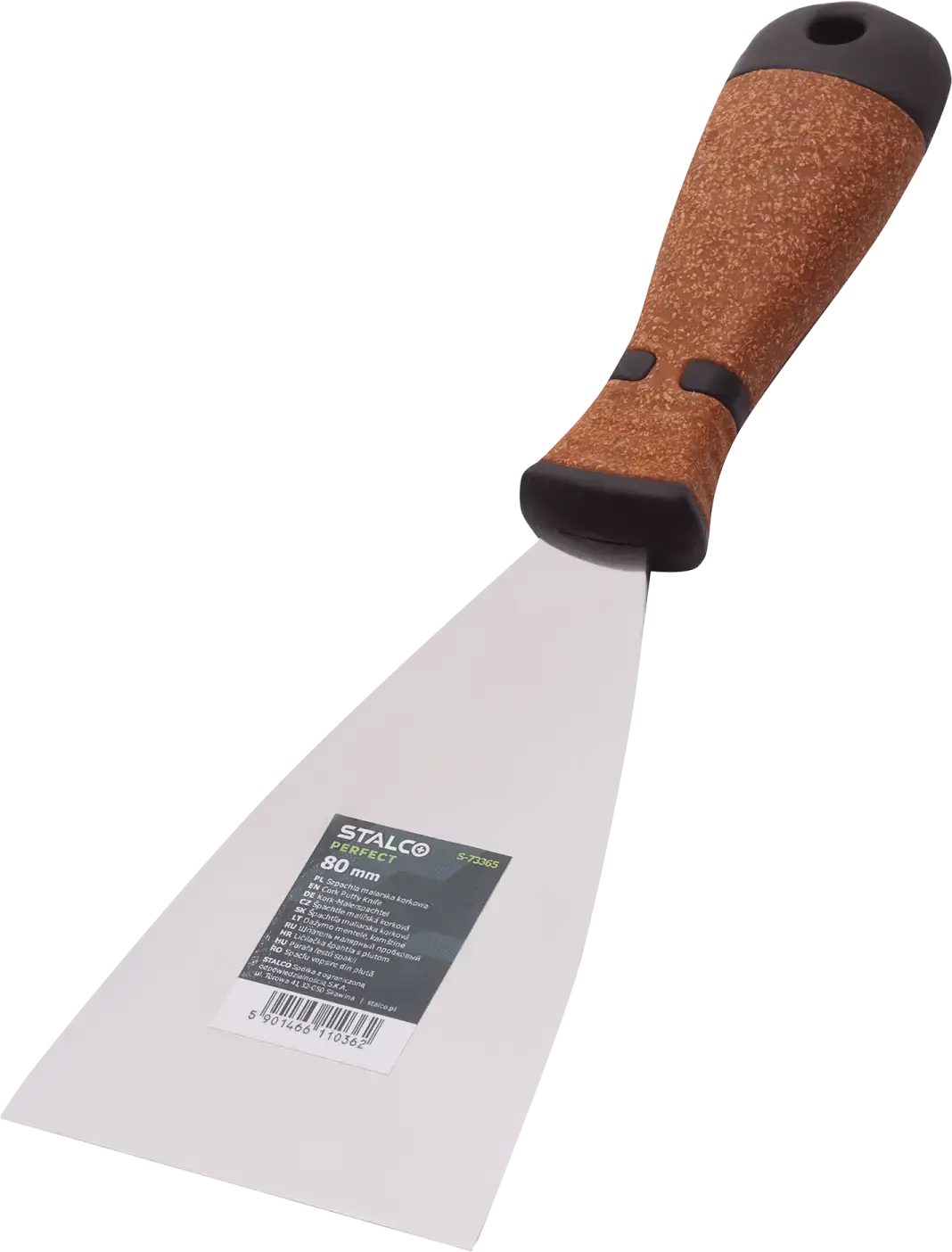 Painting spatula with cork handle 80 mm STALCO PERFECT S-73365