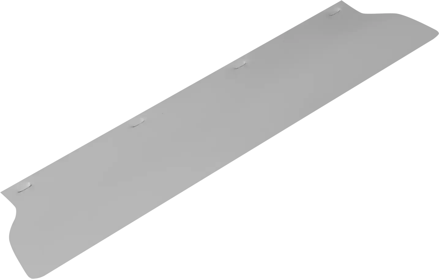 Aluminum Putty Knife Blade 400 x 0.5 mm STALCO PERFECT S-73583
