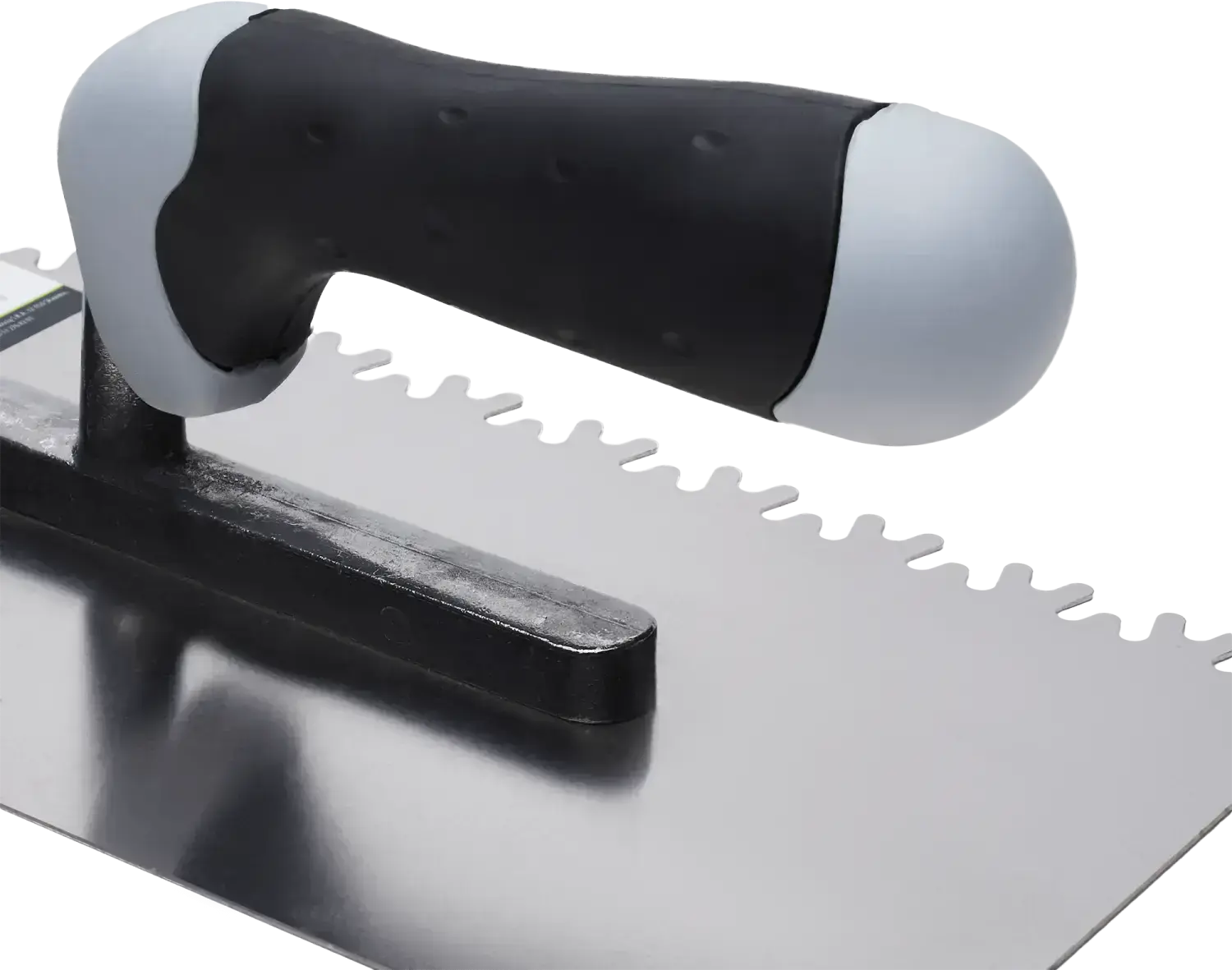 RVS troffel 280 x 130 mm, grote tand (5901466110331)