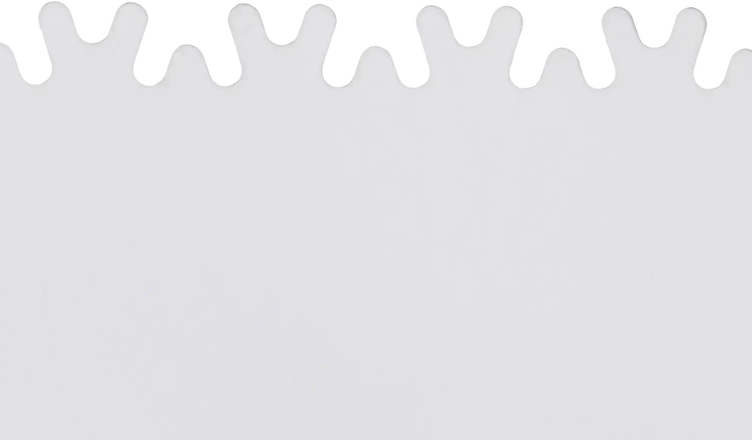 RVS troffel 280 x 130 mm, grote tand (5901466110331)