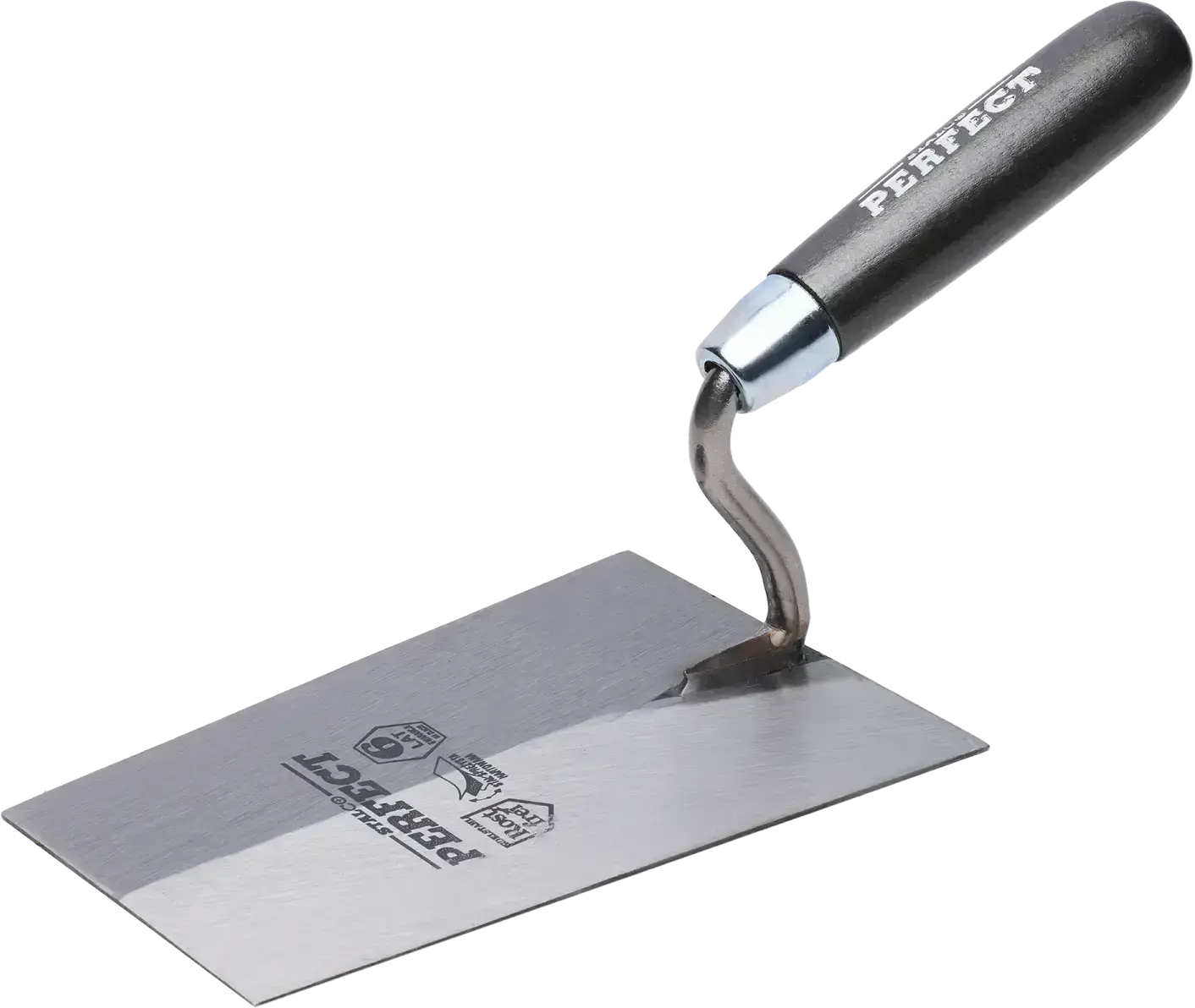 Trapezoid trowel 180 mm STALCO PERFECT S-73028
