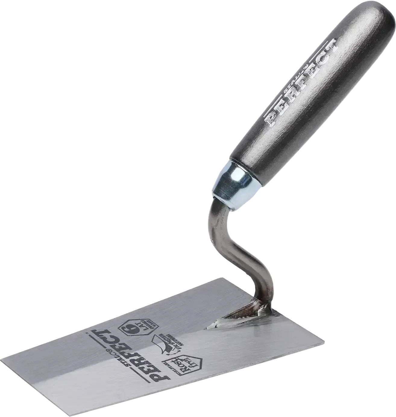 Trapezoid trowel 180 mm STALCO PERFECT S-73028