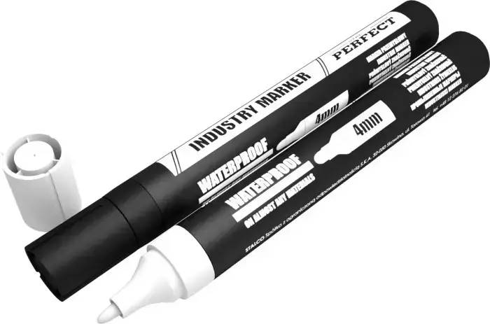 Industry marker Color white Product specifications 1 pack - 10 pcs Size (mm) 4 STALCO PERFECT S-76029