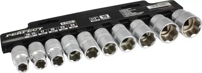 Socket set STALCO PERFECT S-77010
